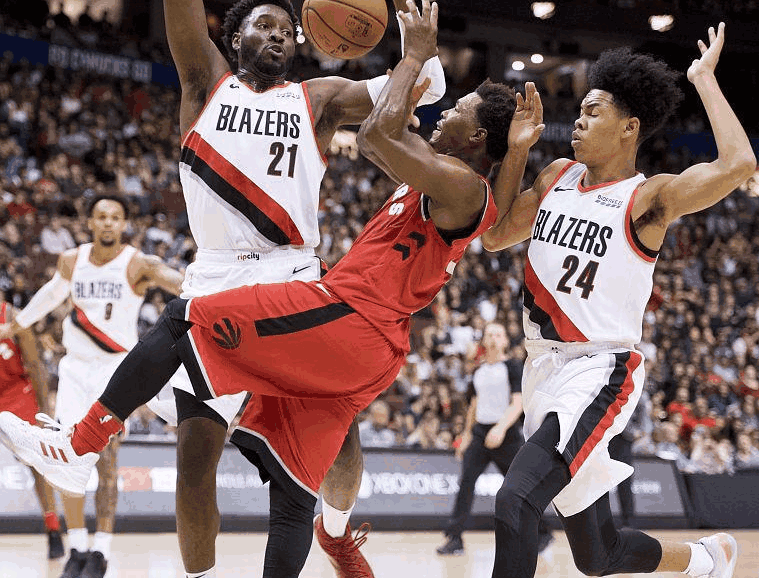 猛龙队员实力无敌，击溃对手